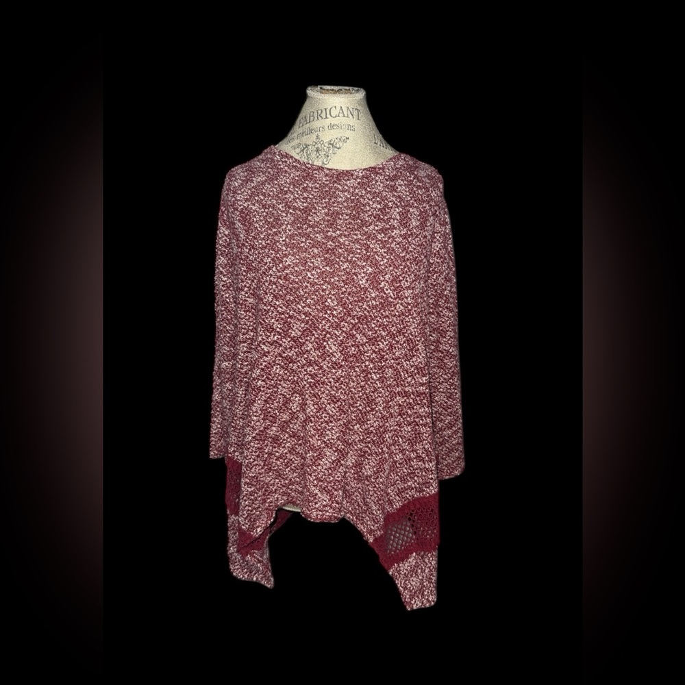 Style & Co. Maroon Sweater